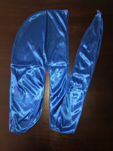 Blue Silk Kids Durag